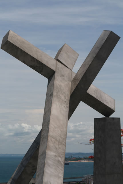 cruz en praça da Sé