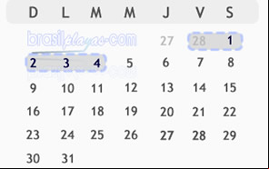 Fechas Carnaval 2014