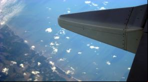 Sobrevolando playas de Brasil