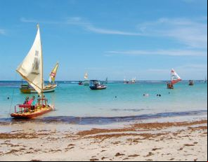Veleros en Porto de Galinhas