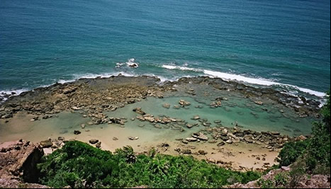 arrecifes y piscinas naturales - morro de São Paulo