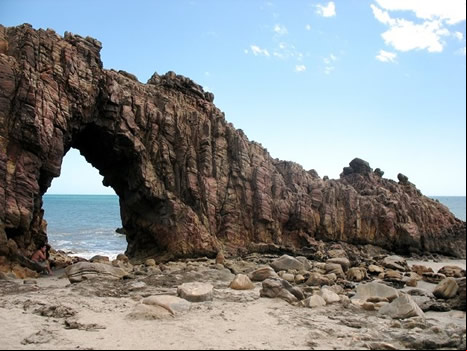 Pedra Furada en Jericoacoara
