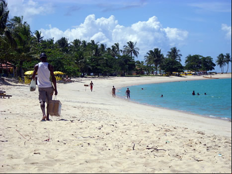 playa principal de Coroa Vermelha