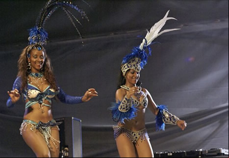 Bailarinas de la Escola do Samba Portela