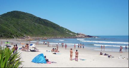 Praia do Rosa lado norte