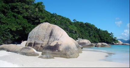 Playa en la Isla de Campeche, Florianópolis